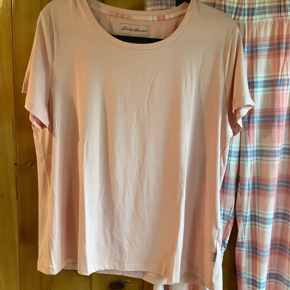 Eddie Bauer Women’s Large Bliss Knit Lounge Set - Short Sleeve - Picture 5 of 7